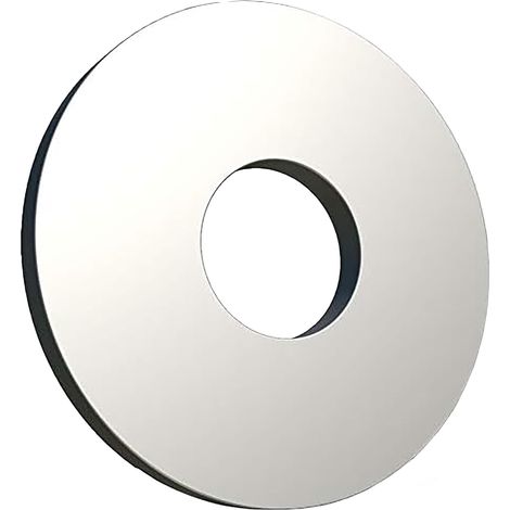 5 Rondelle Plate Acier Zingué M20, 22mm x 60mm, Accessoire Étanchéité Vis, Usage Intérieur Extérieur (1/5)