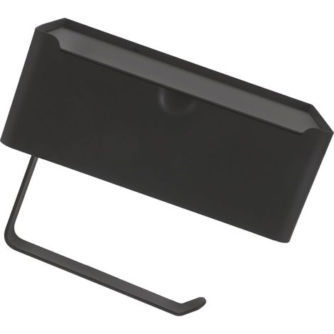Support rouleau WC, aluminium, sans perçage, pour toilettes (1/5)