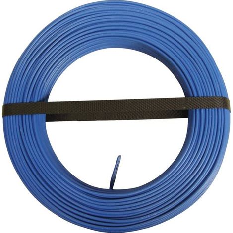 Fil électrique Rigide H07vu 1.5mm2 Bleu Câble Monobrin Rigide Pour Installations Fixes - Cables Rct Sau
