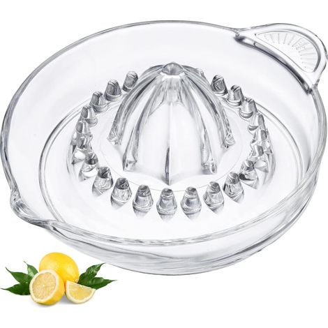 1 Presse-agrumes, Verre, Transparent, Bec verseur, Poignée large, Cuisine (1/5)