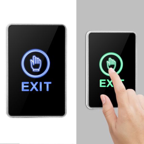 Panneau de Contrôle d'Accès Tactile avec Éclairage LED pour Maison Intelligente (1/5)