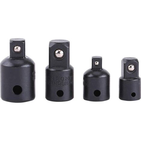 Adaptador de vaso de impacto, convertidor y reductor de 4 piezas de 1/2 a 3/8 pulgadas
