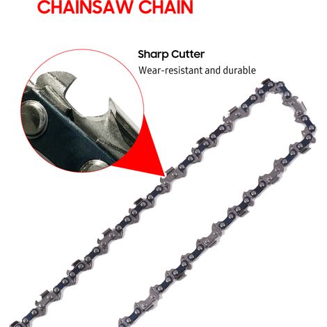 Chaîne de tronçonneuse électrique 12 Inch - 1 Pièce - Remplacement pratique pour coupe bois et branches (1/5)