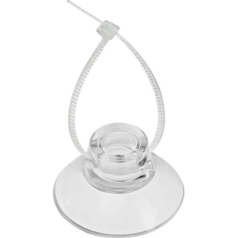 Lot de 20 ventouses avec 20 fermetures éclair réglables pour fixer la mousse de filtre d'aquarium, crevettes et décor, accessoires adaptables pour réservoir. (1/4)