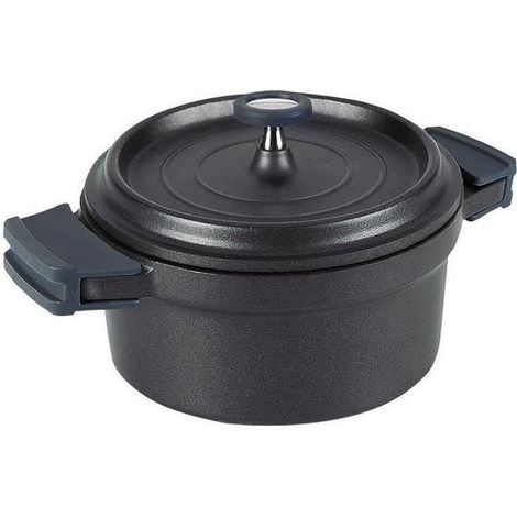 Lacor 25925 Cazuela Redonda Fundición Aluminio Negra 4,2L (1/5)