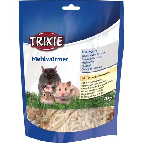 Larves de vers de farine séchées 70 g - Trixie (1/4)