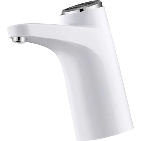Pompe à eau électrique pour bonbonnes, distributeur d'eau intelligent sans fil, pompe à eau automatique en bonbonne, blanche 03 (1/5)