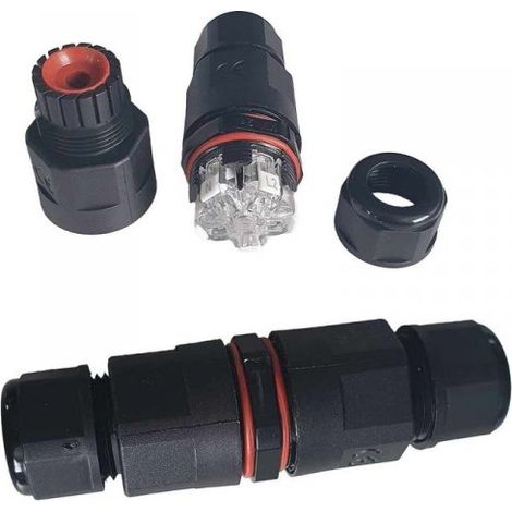 2 Connettori Veloce IP68 Forma I Manicotto Collegamento Cavo Esterno 5P 97x30mm
