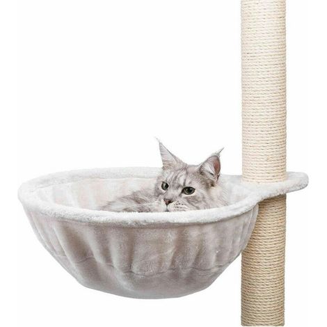 TRIXIE Sac confort XL pour arbre a chat - Gris clair - Pour chat