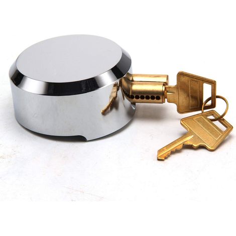 Youyijia Shackleless Heavy Van Lock 73MM Round Concealed Padlock with 2 Keys - Hardened Steel, Chrome Plated Security Door Lock for Replacing a Variety of Van Locks (1/5)