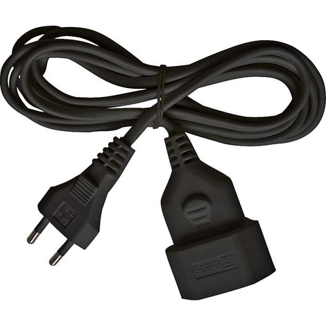 Prolunga elettrica BRENNENSTUHL IP20 3m H03VVH2-F 2x0,75 con spina europea (1/5)