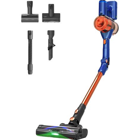 Aspirateur à batterie, 21,6V, 500W, fonction de nettoyage à sec, puissance d'aspiration de 200 AW, système de filtration à 6 étapes (1/5)