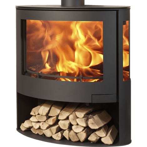 stufa a legna panadero "iris" grigio 7,8 kw