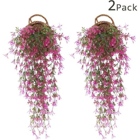 Lot de 2 plantes artificielles lierre 78 cm – Feuilles vertes réalistes – Décorations mariage et jardin – Résistantes et sans entretien (1/5)