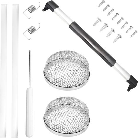 JSSEVN-RV Pantalla Voladora - Malla de escape para estufa de 2.8 pulgadas 2 piezas de pantallas de ventilación para estufa de RV Pantallas de ventilación para horno (1/5)