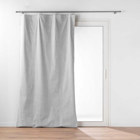 Rideau Occultant Thermique "Cover" 130x230cm Argent (1/5)