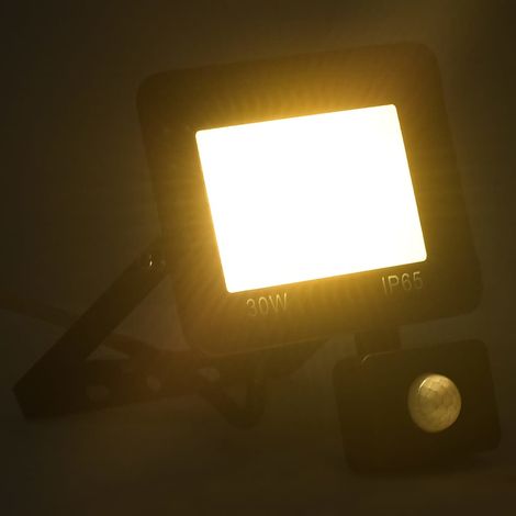 Projecteur à LED avec capteur 30 W Blanc chaud (1/5)