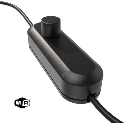 Dimmschalter WiFi TRIAC für Tisch-/Stehleuchten Schwarz