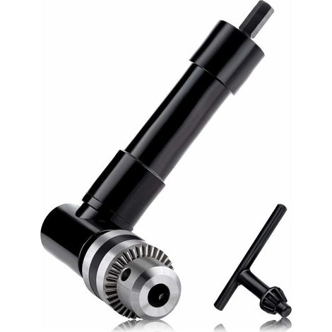 Chuck of Forage to Angle Right , Chuck to Angle Right 90° Auto-Serrant, Shaft of 1-10 mm electric, Tool D'extension of Forage, (1/5)