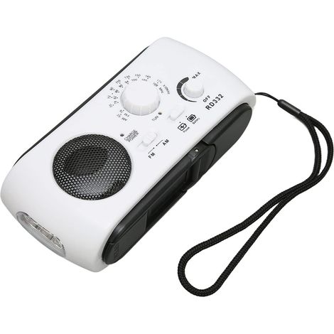 EMUKOEP Radio d'urgence Solaire à Manivelle, Batterie Externe de (1/5)