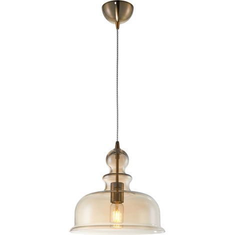 Lampada pendente Pendant in Metallo Tone Bronzo