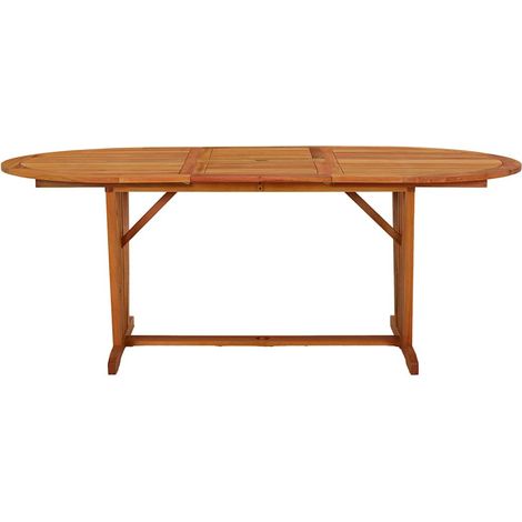Maison Exclusive - Gartentisch 200x100x75 cm Massivholz Eukalyptu (1/5)