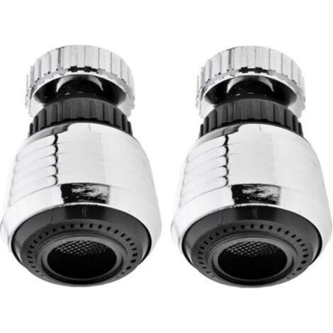 360 Degree Rotating Faucet Aerator, Luxury Water Saving Sprayer, Water Saving Aerator, Pressure Filter for Faucet, Kitchen Accessories (360 Degree, 2) (1/4)