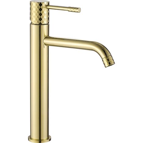 GRIFO DE LAVABO REA LUNGO DIAMOND GOLD HIGH (1/3)
