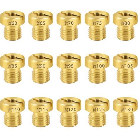 15 surtidores principales de 6 mm, kit para carburador Dell'Orto PHBN PHVA (1/5)