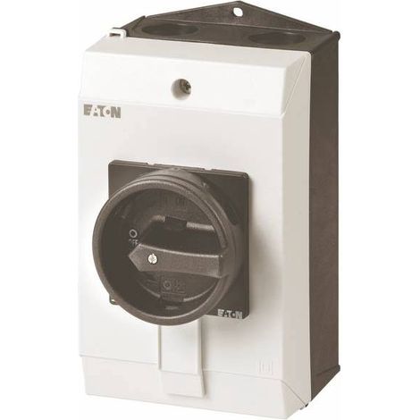 Inter général +coffret 3p +1F+1O 25A poignée noire verrouillable 000227862 EATON P1-25/I2H/SVB-SW/HI11