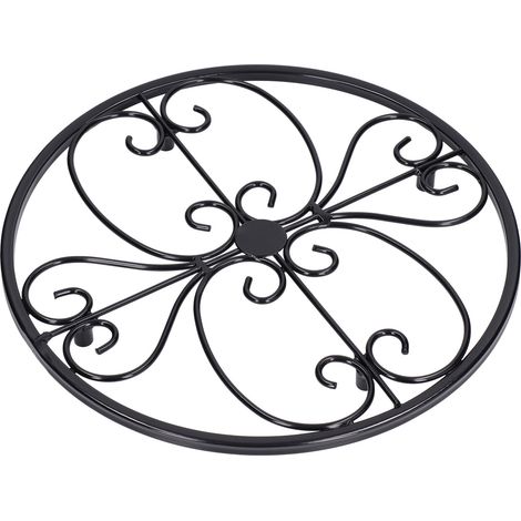 Étagère à fleurs extérieure salon, support mural ou au sol pour balcon, étagère en fer simple pour plantes vertes, succulentes et pots décoratifs (1/5)