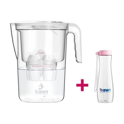 BWT Tischwasserfilter 2.6 Liter Mg2+ ManTimer+Tritan Trinkfl 0.5 Liter (1/3)