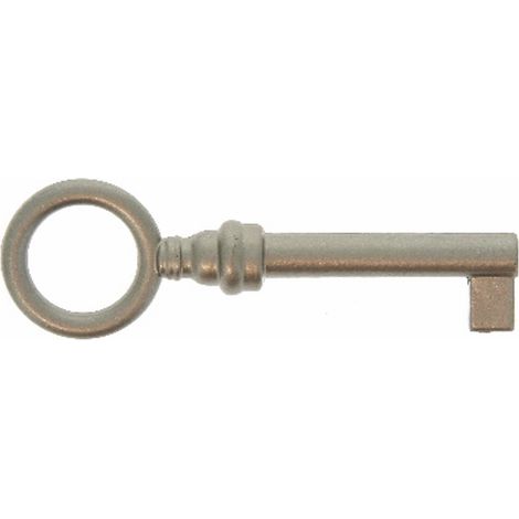 Clé moderne zamak finition nickelé mat - CADAP - C0394/19V