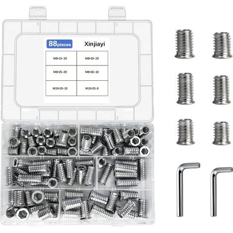 Lot de 88 écrous à visser M8/M10 (1/5)