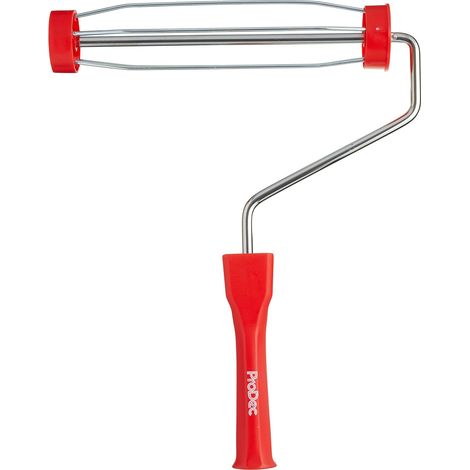 ProDec Rullo di vernice professionale con manico in plastica da 22,9 x 4,4 cm, con montaggio a vite per asta di prolunga, gabbia da 22,9 x 4,4 cm