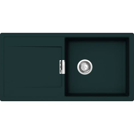 Schock Einbauspüle Cristadur Mono D-100 L A Ivy IVY Exzenterbedienung (1/3)