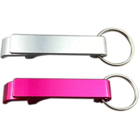 Ouvre-bouteille - En Alliage D'aluminium - Porte-clés Intégré - Pour Bière Et Boissons Sans Alcool - 1 Pièce (1/5)