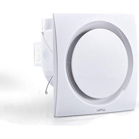 BRAVIX Ventilateur d'extraction, ventilateur de plafond, ventilateur de plafond pour salle de bain, cuisine, grenier, fenêtre, garage, 10", 30W, 228mm d'ouverture