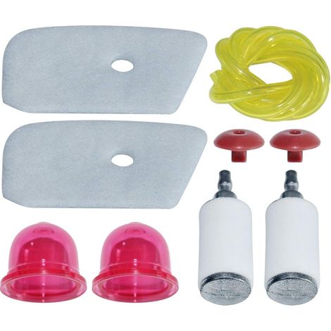 Kit de purge de ligne de filtre à carburant avec ampoule de contrôle de clapet adapté pour Husqvarna 128C 128CD 128L 128LD Tondeuse Remplace 530150253. (1/5)