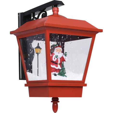Lampe murale de Noël lumières LED et Père Noël Rouge 40x27x45cm CFW26694 (1/5)