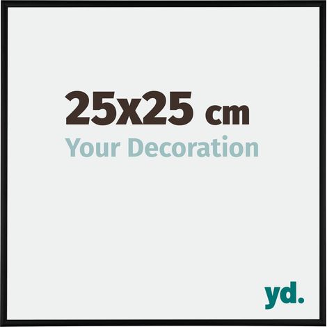 yd. - Cadre photo 25x25 - Noir Mat - Aluminium - Kent (1/5)