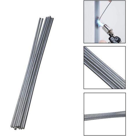 BUNTHAUS Fil de Soudure en Aluminium à Basse Température, Baguettes de Soudage par Fusion Faciles Haute Qualité pour Souder en Aluminium Aucun Besoin de Poudre de Soudure, Adaptées à Tous Les Métaux