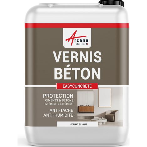 Vernis béton extérieur / intérieur, vritificateur - 5 L - ARCANE INDUSTRIES