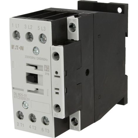 Contattore di potenza 25A 3P 230V AC 0Z 1R DILM25-01 (230V 50HZ, 240V 60HZ) 277164