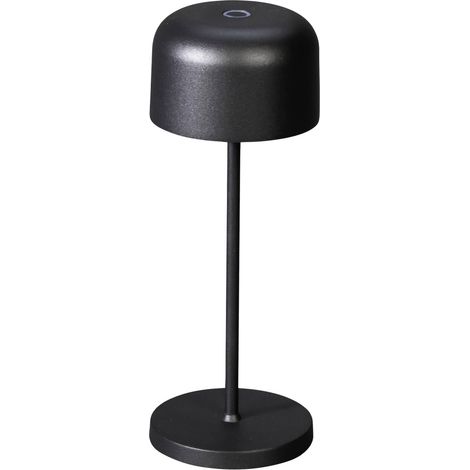Konstsmide 7835-750 Lille LED-Akku-Tischlampe  2.2 W Warmweiß  Schwarz (1/5)