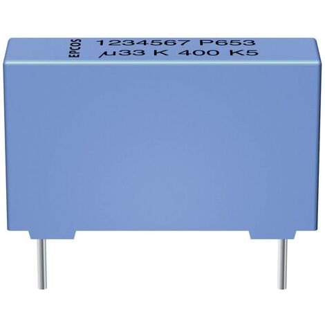 TDK B32654-A224-J 1 pc(s) Condensateur à film MKP sortie radiale 0.22 µF 1000 V/DC 5 % 27.5 mm (L x l x H) 31.5 x 11 x 21 mm S79508 (1/3)