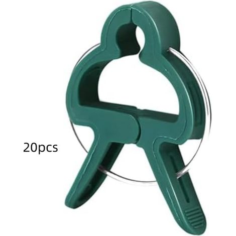 20 Pflanzenbinder, Stängelstützen für Tomaten und Kletterpflanzen, Gartenclips für Kletterpflanzen und Blumen, Pflanzenrichtwerkzeug