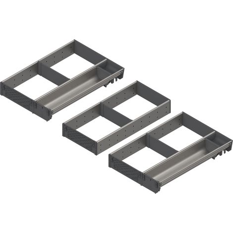 Blum Orga-Line Besteckeinsatz Facheinteilungs-Set KB 1100-1199mm, NL 450mm, grau (1/4)