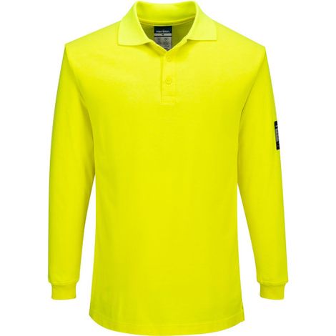 Polo de manga larga de punto FR de Modaflame PORTWEST FR805 XXL Amarillo (1/2)