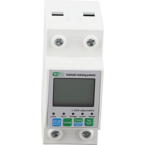 Interrupteur intelligent WIFI ATMS6005, minuterie relais mobile, commutateur de puissance à distance AC220V, programmateur domestique (1/5)